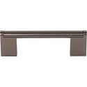 Top Knobs M2444 Princetonian Bar Pull 3 3/4 Inch CC Ash Gray